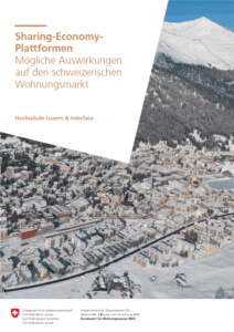 Cover der Studie Sharing Economy und Wohnungsmarkt